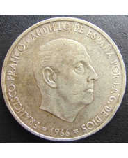 Испания 100 песет 1966 Ag