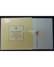 Великобритания годовой набор монет 1986