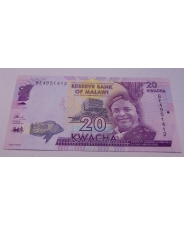 Малави  20 Квача 2016 Рыбы UNC