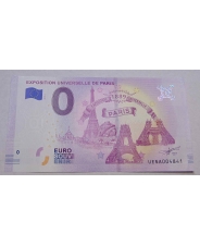 Франция 0 евро 2019 Экспо в Париже 1889 г. UNC