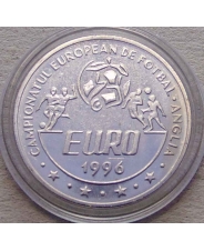 Румыния  10 лей 1996 Чемпионат Европы по футболу в Англии UNC. арт. 4310