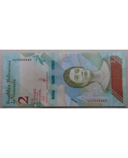 Венесуэла 2 боливара 2018 UNC