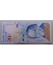 Венесуэла 20 боливар 2018 UNC
