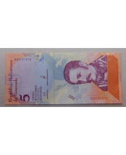 Венесуэла 5 боливар 2018 UNC