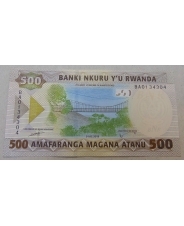 Руанда 500 франков 2019 UNC