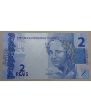 Бразилия  2 реал  2010 UNC