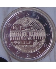 Франция 2 евро 2025 Лувр UNC. Блистер. Коинкарта.  арт. 5245