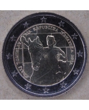 Хорватия 2 евро 2025 1100 лет королевства. Король Томислав UNC. арт. 5482