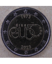 Ирландия 2 евро 2023 50 лет вступления в ЕС UNC. арт. 4094