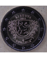 Литва 2 евро 2022 Сувалкия UNC. арт. 3608