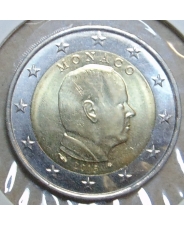 Монако 2 евро 2015 Альберт II UNC арт. 516