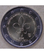 Португалия 2 евро 2025 Скаутское движение. Скауты UNC. арт. 5353