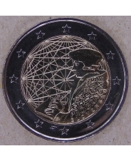 Словакия 2 евро 2022 35 лет программе Эразмус UNC арт. 3087