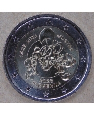Словения 2 евро 2025 Мики Мустер 100 лет со дня рождения UNC. арт. 5525