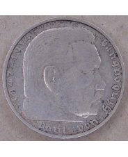 Германия 5 марок 1935 Гинденбург. J.  арт. 4737-58000