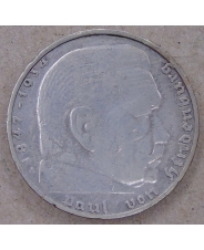Германия 2 марки 1937 A. Гинденбург. арт. 4751-58000