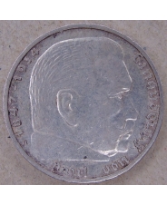 Германия 5 марок 1938 Гинденбург. A. арт. 4739-58000