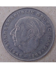 Германия. ФРГ 2 марки 1976 Теодор Хойс. арт. 3168-00006