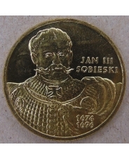 Польша 2 злотых Польши 2001 Ян III Собеский aUNC