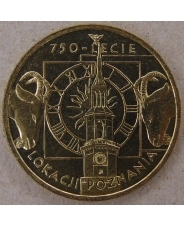 Польша 2 злотых 2003 Познань 750 лет aUNC