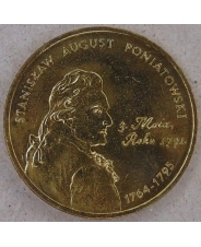 Польша 2 злотых 2005 Понятовский Станислав Август UNC. арт. 5090-00011