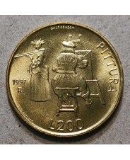 Сан-Марино 200 лир 1997 Живопись UNC