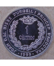 Андорра 1 сантим 1999 FAO UNC арт. 3175-00006
