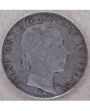 Австрия. Австро-Венгрия 1 флорин 1858 B. арт. 3733