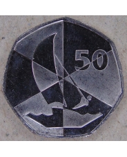 Гибралтар 50 пенсов 2019 XVIII Островные игры. Спорт UNC арт. 5070