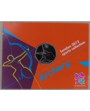 Великобритания 50 пенсов 2011 Летние Олимпийские игры. 2012 в Лондоне. Стрельба из лука UNC арт. 4057