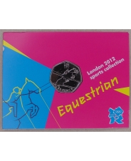 Великобритания 50 пенсов 2011 Летние Олимпийские игры. 2012 в Лондоне. Конный спорт UNC. арт. 5122