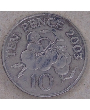 Гернси 10 пенсов 2003. арт. 5179-115000