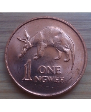 Замбия 1 нгвее 1983  UNC 