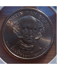 США 1 доллар 2008 8-й Президент Мартин Ван Бюрен UNC