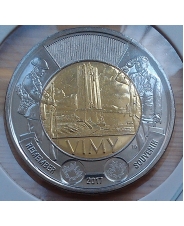 Канада 2 доллара 2017  Битва при Вими UNC