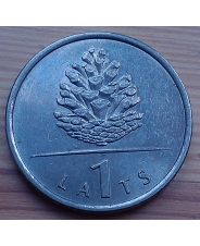 Латвия 1 лат 2006 Шишка