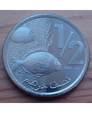 Марокко 1/2 дирхам 2016 UNC