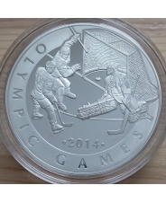 Казахстан. 100 тенге. 2013. Хоккей. Сочи 2014 Ag