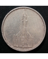 Германия 5 марок 1934  G  3 рейх Ag