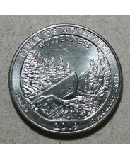 США 25 центов 2019 50 Зона дикой природы &quot;Река Фрэнк Чёрч&quot; (двор Р) UNC  УЦЕНКА