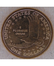 США 1 доллар 2001 Сакагавея. Парящий орел. P. арт. 2446