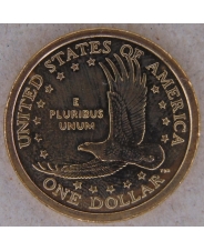 США 1 доллар 2003 Сакагавея. Парящий орел. P. арт. 2447