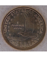 США 1 доллар 2008 Сакагавея. Парящий орел. D. арт. 2449