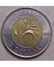 Канада 2 доллара 2008 Quebec. Квебек арт. 0744