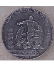 Мексика 200 песо 1986 Чемпионат Мира по фуболу. арт. 2774