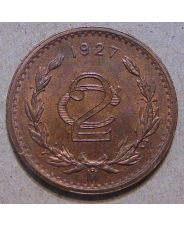Мексика 2 сентаво 1927 aUNC арт. 2777