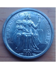 Французская Полинезия 50 сантим 1965  UNC
