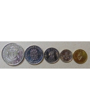 Бруней Набор 1, 5, 10, 20, 50 сен 2008 - 2011 UNC