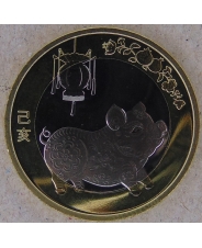 Китай 10 юаней 2019  Год Свиньи UNC  арт. 1951