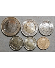 Турция Набор 6 монет 1, 5, 10, 25, 50 куруш, 1 лира 2018 - 2020 UNC. арт. 1025 